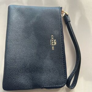 Coach Black Wristlet